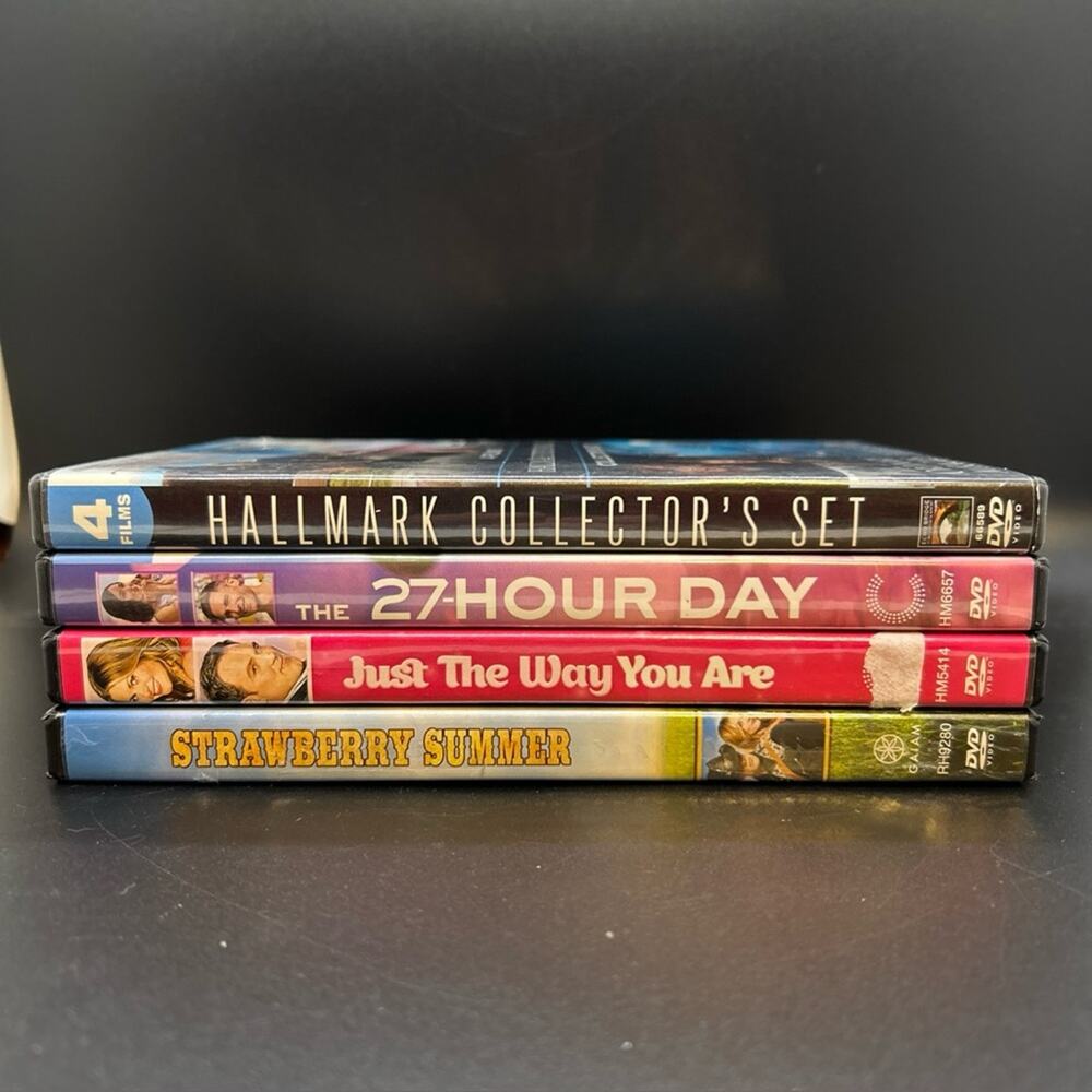 Hallmark DVD Lot Romance Love Strawberry Summer 27-Hour Day Just the Way You Are